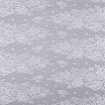 Dentelle avec double feston et motif floral | new tess