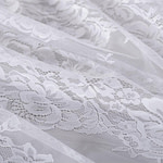 Dentelle avec double feston et motif floral | new tess