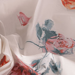 Tissu Couture Fleurs Jacquard UN001109