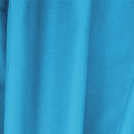 Turquoise Blue Cotton, Stretch Pique Stretch Apparel Fabric