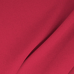 Campari Red Wool Wool Double Crêpe Apparel Fabric