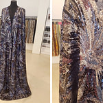 Floral sequined tulle fabric | new tess