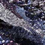 Floral sequined tulle fabric | new tess