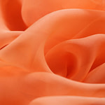 Apricot Orange Silk Chiffon Apparel Fabric