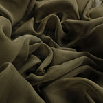 Army green chiffon silk fabric | new tess