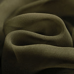 Army green chiffon silk fabric | new tess