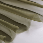 Army green chiffon silk fabric | new tess