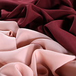 Freesia pink crêpe de chine fabric | new tess