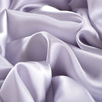 Light purple crêpe back satin fabric | new tess
