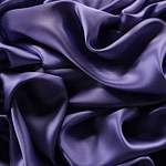 Wisteria purple crêpe back satin fabric in pure silk | new tess