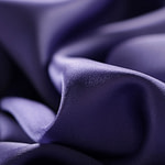 Wisteria purple crêpe back satin fabric in pure silk | new tess