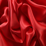 Tomato orange crêpe back satin fabric in pure silk | new tess