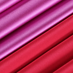 Orchid fuchsia silk crêpe back satin fabric for dressmaking