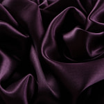 Plum purple crêpe back satin fabric | new tess