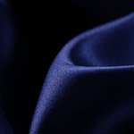 Sapphire blue crêpe back satin fabric in pure silk | new tess
