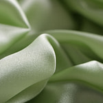 Apple green crêpe back satin fabric in pure silk | new tess