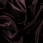 Cofee brown crêpe back satin fabric in pure silk | new tess