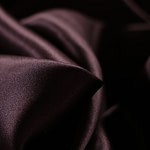 Cofee brown crêpe back satin fabric in pure silk | new tess