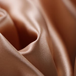 Biscuit beige crêpe back satin fabric in pure silk | new tess