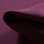 Aubergine purple crêpe de chine fabric | new tess