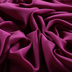 Iris purple crêpe de chine fabric | new tess