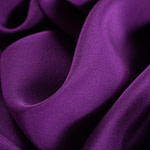 Cardinal Purple Silk Crêpe de Chine Apparel Fabric