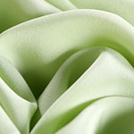 Apple Green Silk Crêpe de Chine Apparel Fabric