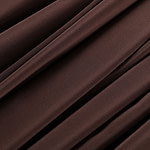 Dark brown crêpe de chine fabric | new tess