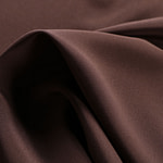 Dark brown crêpe de chine fabric | new tess