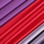 Tissu Couture Duchesse Rouge feu en Soie