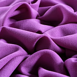 Iris purple wool crêpe fabric | new tess