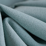 Opal blue wool crêpe fabric | new tess