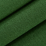 Galles green wool crêpe fabric | new tess