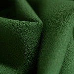 Galles green wool crêpe fabric | new tess