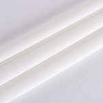 Optical white wool crêpe fabric | new tess