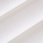 Optical white wool crêpe fabric | new tess