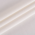 Ivory white wool crêpe fabric | new tess