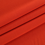 Coral brown wool crêpe fabric | new tess