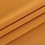 Ochre yellow wool crêpe fabric | new tess