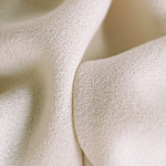 Milk white wool crêpe fabric | new tess