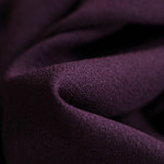 Dark purple wool crêpe fabric | new tess
