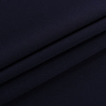 Navy blue wool crêpe fabric | new tess