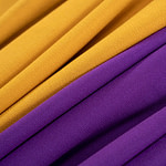 Ochre Yellow Wool Wool Double Crêpe Apparel Fabric