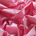 Baby pink pure silk duchesse fabric | new tess