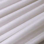 Lily white double shantung fabric in silk and cotton blend | new tess