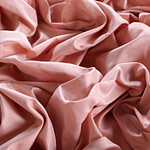 Blush pink double shantung fabric | new tess