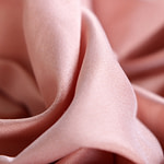 Blush pink double shantung fabric | new tess