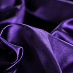 Indigo purple pure silk duchesse fabric | new tess