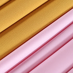 Saffron Yellow Polyester Crêpe Microfiber Apparel Fabric