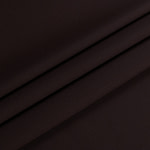 Dark brown stretch wool gabardine fabric | new tess